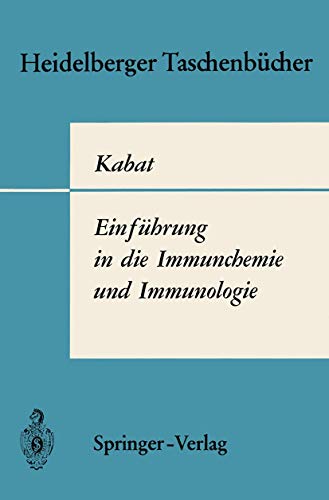 9783540051534: Einfhrung in die Immunchemie und Immunologie (Heidelberger Taschenbcher, 79) (German Edition)