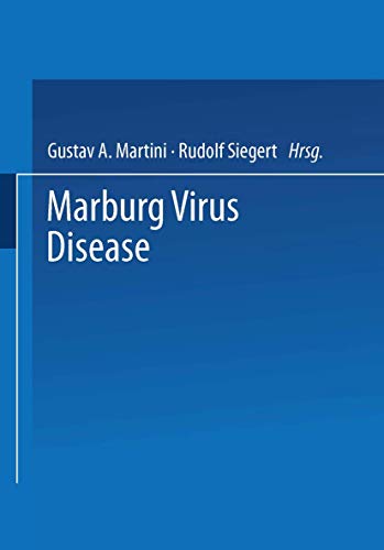 9783540051992: Marburg Virus Disease