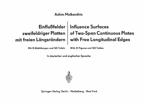 Influence Surfaces of Two-Span Continuous Plates with Free Logitudinal Edges