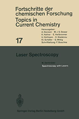 Beispielbild fr Laser Spectroscopy - Spectroscopy with Lasers zum Verkauf von Antiquariat Smock