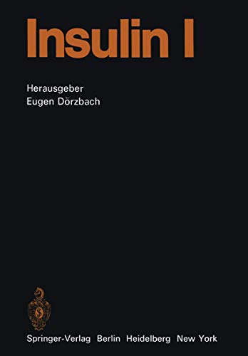 Handbuch der Experimentellen Pharmakologie: Insulin (Volume 32.1)