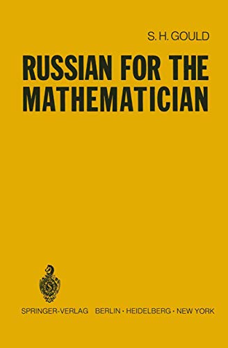 Beispielbild fr Russian for the Mathematician zum Verkauf von Ammareal