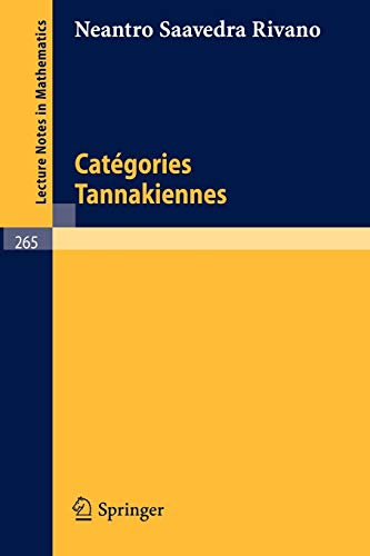 Categories Tannakiennes - N. Saavedra Rivano
