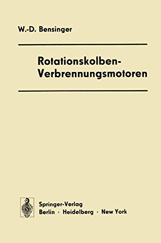 9783540058861: Rotationskolben ― Verbrennungsmotoren (German Edition)