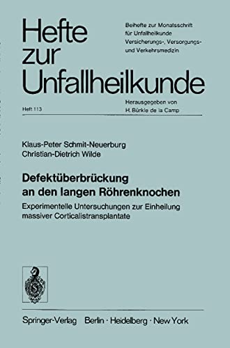 Stock image for Defektuberbruckung an den langen Rohrenknochen for sale by Chiron Media