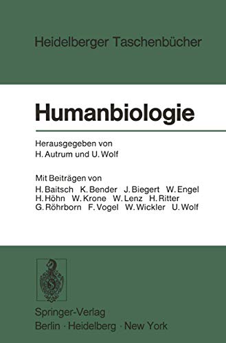 9783540061502: Humanbiologie: Ergebnisse und Aufgaben