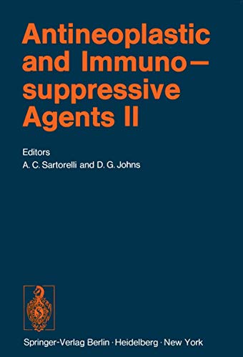 Beispielbild fr Antineoplastic and Immunosuppressive Agents: Part II (Handbook of Experimental Pharmacology XXXVIII/2) zum Verkauf von The Book Exchange