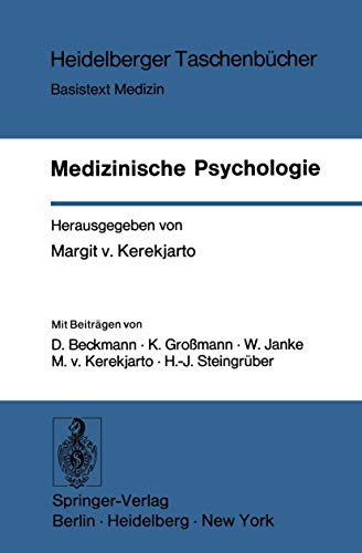 Medizinische Psychologie (Heidelberger Taschenbücher, 148, Band 148) - v.Kerekjarto, Margit