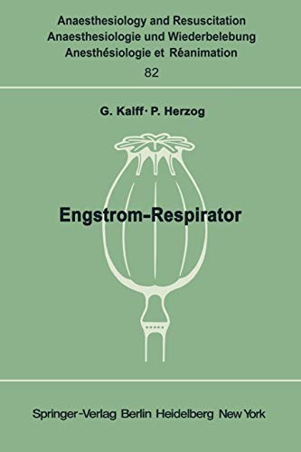 Imagen de archivo de Engstrm-Respirator (Anaesthesiologie und Intensivmedizin Anaesthesiology and Intensive Care Medicine) a la venta por medimops