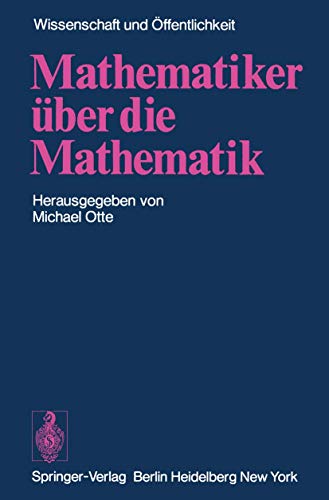 Stock image for Mathematiker uber die Mathematik for sale by Chiron Media