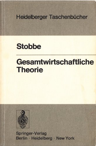 Beispielbild fr Gesamtwirtschaftliche Theorie (German Edition) zum Verkauf von Wonder Book