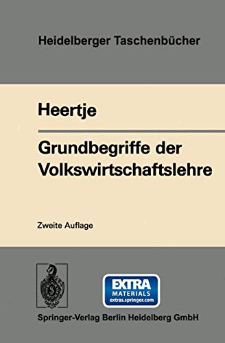 Beispielbild fr Grundbegriffe Der Volkswirtschaftslehre (Heidelberger Taschenbcher) zum Verkauf von WorldofBooks