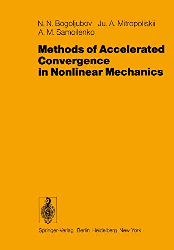 Imagen de archivo de Methods of Accelerated Convergence in Nonlinear Mechanics a la venta por Ammareal