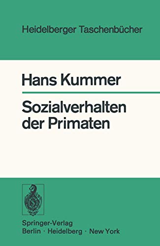 Beispielbild fr Sozialverhalten der Primaten (Heidelberger Taschenbcher, 162, Band 162) zum Verkauf von Buchmarie