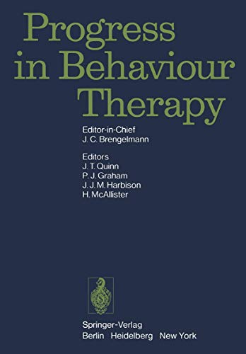 9783540072249: Progress in Behaviour Therapy