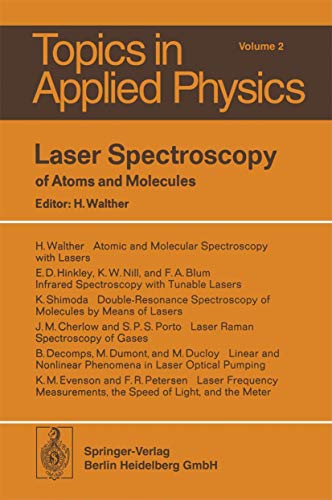 Laser Spectroscopy of Atoms and Molecules.