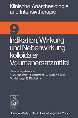 Indikation, Wirkung und Nebenwirkung kolloidaler Volumenersatzmittel