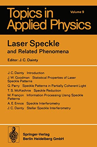 Beispielbild fr Laser Speckle and Related Phenomena (Topics in Applied Physics) zum Verkauf von Anybook.com