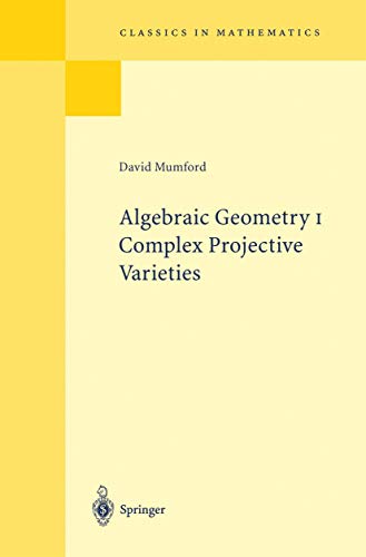 9783540076032: Algebraic Geometry: [Vol.]1 : Complex Projective Varieties