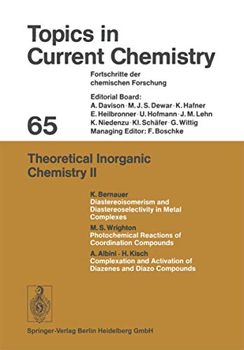 9783540076377: Theoretical Inorganic Chemistry