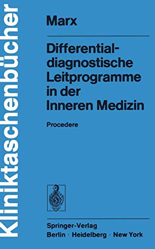 9783540076445: Differentialdiagnostische Leitprogramme in der Inneren Medizin: Procedere (Kliniktaschenbcher)