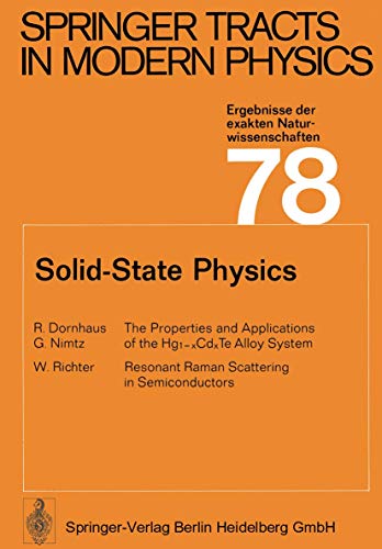 9783540077749: Solid State Physics (Springer Tracts in Modern Physics (Hardcover))