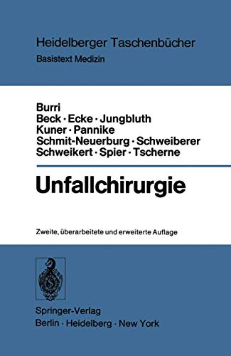 Stock image for Unfallchirurgie. for sale by CSG Onlinebuch GMBH