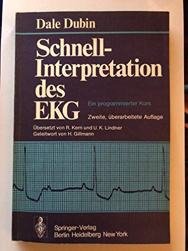 Stock image for Schnell-Interpretation Des EKG: Ein Programmierter Kurs for sale by medimops