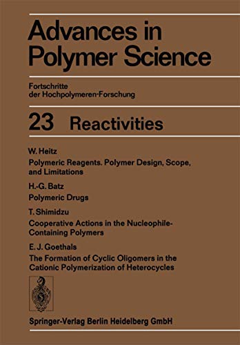 Beispielbild fr Reactivities (Advances in Polymer Science 23) zum Verkauf von Zubal-Books, Since 1961