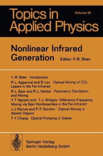 Imagen de archivo de Nonlinear Infrared Generation (Topics in Applied Physics) a la venta por medimops