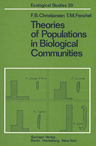 Beispielbild fr Theories of Populations in Biological Communities (Ecological Studies) zum Verkauf von HPB-Red