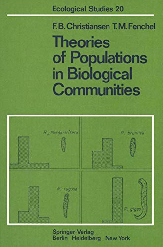 Imagen de archivo de Theories of Populations in Biological Communities (Ecological Studies) a la venta por HPB-Red