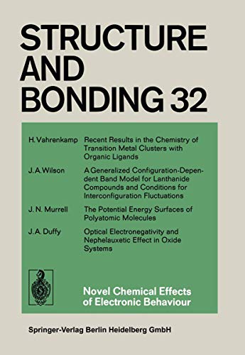 Imagen de archivo de Novel Chemical Effects of Electronic Behaviour a la venta por Ammareal