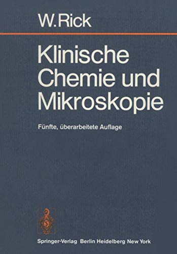 9783540082194: Klinische Chemie und Mikroskopie