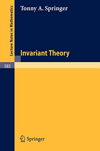 9783540082422: Invariant Theory: 585