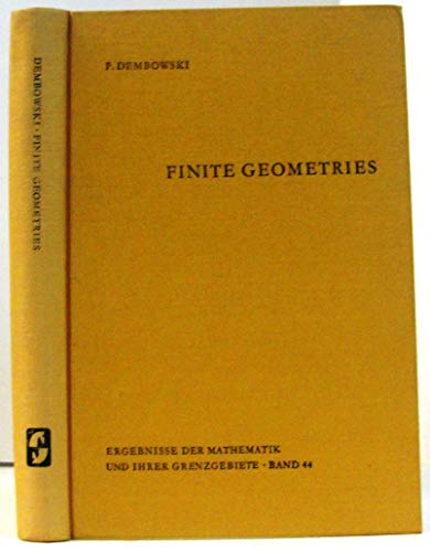 Stock image for Finite Geometries. Ergebnisse der Mathematik und Ihrer Grenzgebiete Band 44 for sale by Zubal-Books, Since 1961