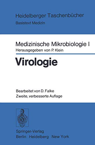 9783540083252: Medizinische Mikrobiologie I: Virologie: 178 (Heidelberger Taschenbcher)