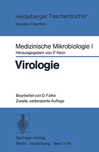 9783540083252: Medizinische Mikrobiologie I: Virologie: Ein Unterrichtstext Fur Studenten Der Medizin