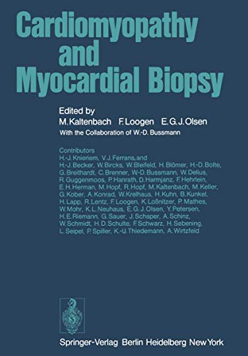 Imagen de archivo de Cardiomyopathy and Myocardial Biopsy a la venta por medimops