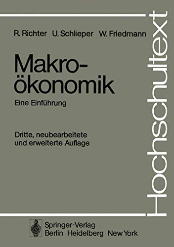 Imagen de archivo de Makrokonomik: Eine Einfhrung (Hochschultext) a la venta por Versandantiquariat Felix Mcke