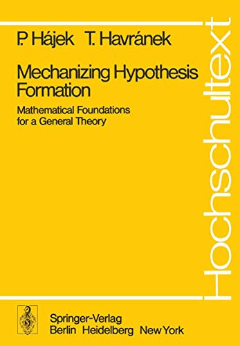 Stock image for Mechanizing Hypothesis Formation for sale by Kennys Bookshop and Art Galleries Ltd.