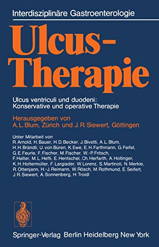 Beispielbild fr Ulcus-Therapie. Ulcus ventriculi und duodeni: Konservative und operative Therapie. zum Verkauf von Antiquariat Nam, UstId: DE164665634