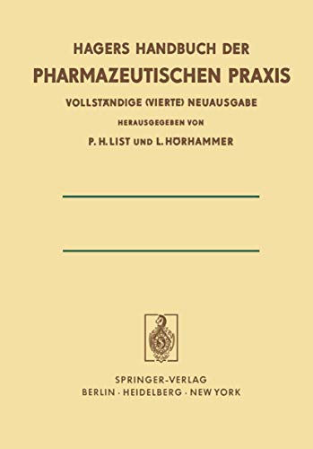 Beispielbild fr Chemikalien und Drogen (T-Z), Teil C (Handbuch Der Pharmazeutischen Praxis - Vollstandige (4.) Neu) zum Verkauf von medimops