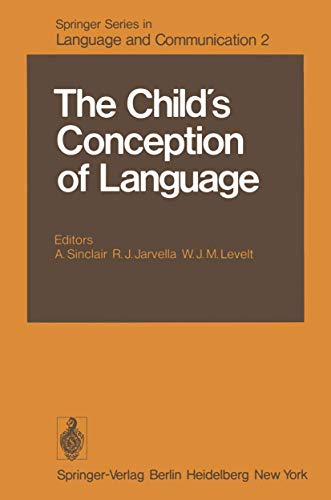 9783540091530: The Child's Conception of Language: 2