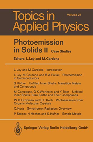 Stock image for Photoemission in Solids II: Case Studies (Topics in Applied Physics) for sale by Project HOME Books