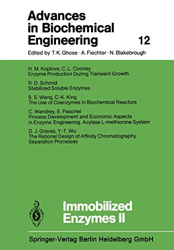 Beispielbild fr Immobilized Enzymes II: Advances in Biochemical Engineering, Volume 12 zum Verkauf von Zubal-Books, Since 1961