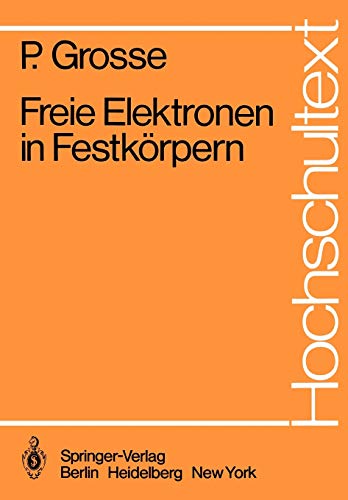 Beispielbild für Freie Elektronen in Festkörpern zum Verkauf von Better World Books
