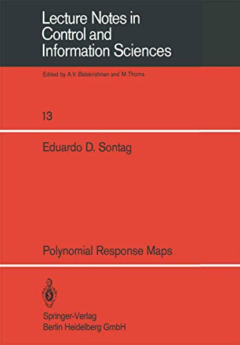 9783540093930: Polynomial Response Maps (Lecture Notes in Control and Information Sciences)