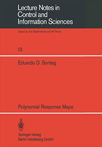 Stock image for Polynomial Response Maps. Lecture Notes in Control and Information Sciences, 13 for sale by Zubal-Books, Since 1961