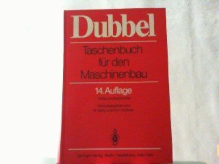 Stock image for Dubbel: Taschenbuch fr den Maschinenbau for sale by medimops